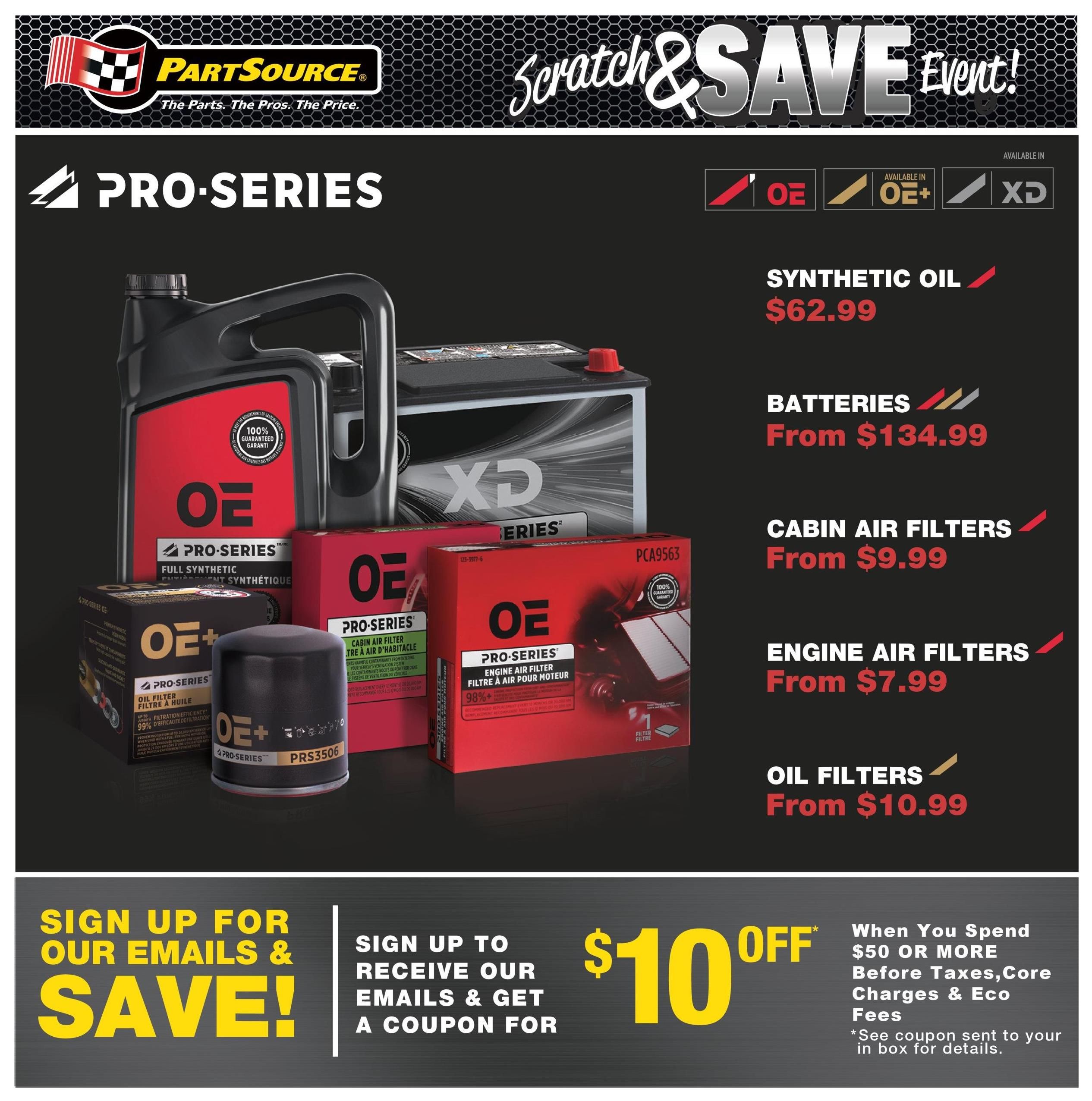 PartSource Flyer December 9 to 11