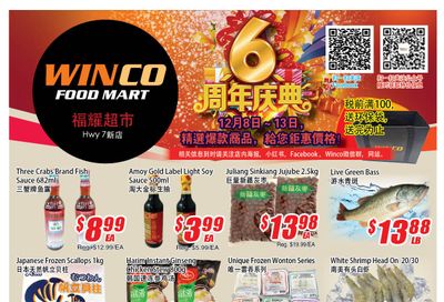 WinCo Food Mart (HWY 7) Flyer December 8 to 14
