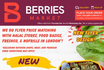 Berries Market Flyer December 8 to 14