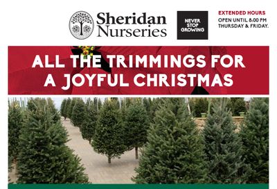 Sheridan Nurseries Flyer December 8 to 18