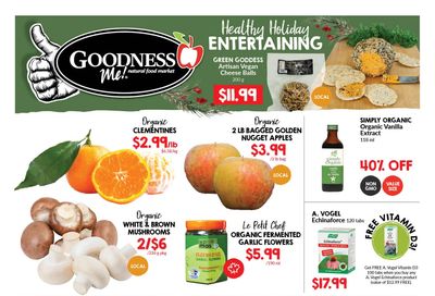 Goodness Me Flyer December 8 to 21