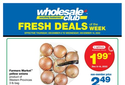 Wholesale Club (ON) Fresh Deals of the Week Flyer December 8 to 14