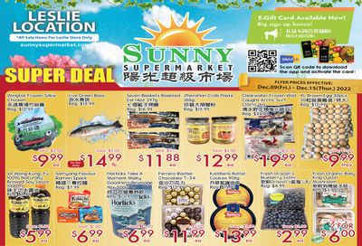 Sunny Supermarket (Leslie) Flyer December 9 to 15