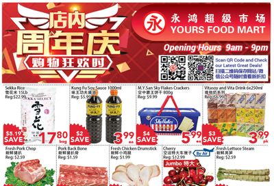 Yours Food Mart Flyer December 9 to 15