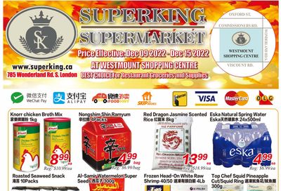 Superking Supermarket (London) Flyer December 9 to 15