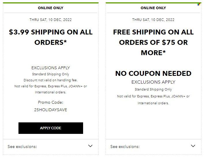 JOANN Weekly Ad Flyer Specials December 10 to December 10, 2022