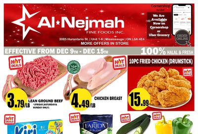 Alnejmah Fine Foods Inc. Flyer December 9 to 15