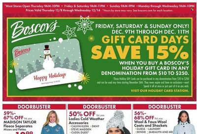 Boscov's (CT, DE, MD, NJ, NY, PA) Weekly Ad Flyer Specials December 8 to December 14, 2022