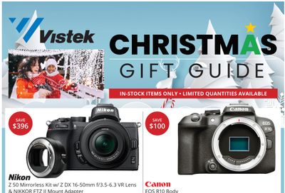 Vistek Christmas Gift Guide Flyer December 9 to 15