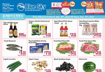 Blue Sky Supermarket (North York) Flyer December 9 to 15