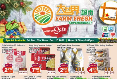 Farm Fresh Supermarket Flyer December 9 to 15