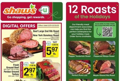Shaw’s (MA, ME, NH, RI, VT) Weekly Ad Flyer Specials December 9 to December 15, 2022