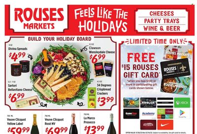 Rouses Markets (AL, LA, MS) Weekly Ad Flyer Specials December 7 to December 28, 2022