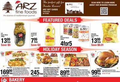 Arz Fine Foods Flyer December 9 to 15