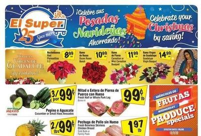 El Super (CA, NM, NV, TX) Weekly Ad Flyer Specials December 7 to December 13, 2022