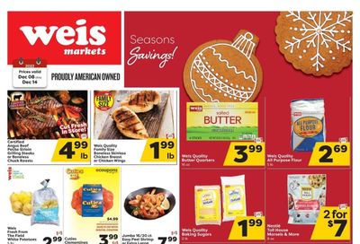 Weis (MD, NY, PA) Weekly Ad Flyer Specials December 8 to December 14, 2022