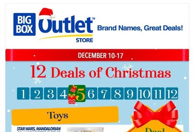 Big Box Outlet Store Daily Deal Flyer December 10