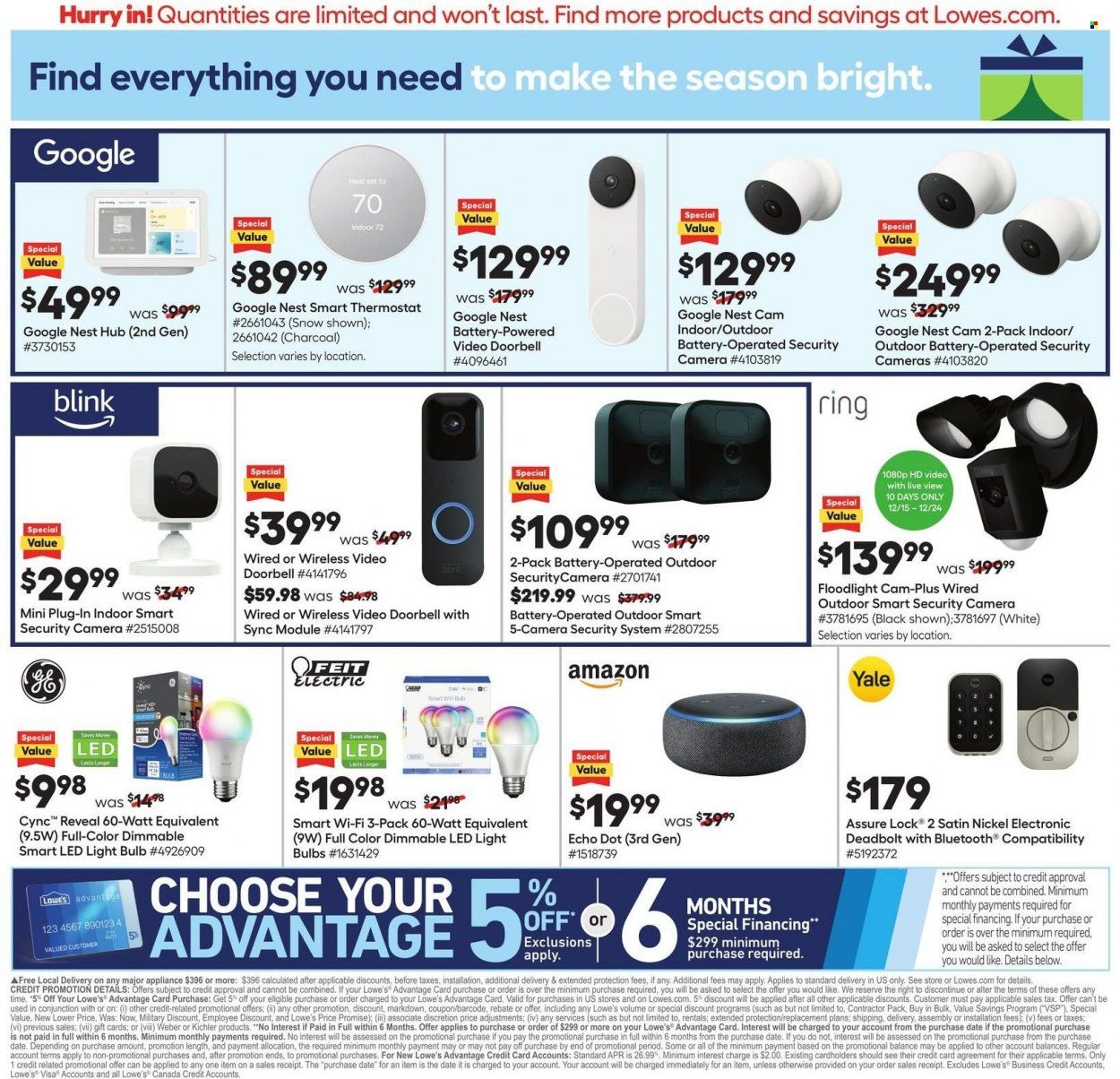 Lowe's Weekly Ad Flyer Specials December 8 to December 24, 2022