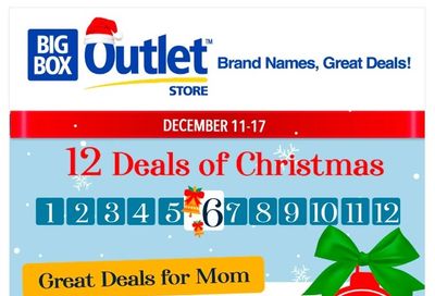 Big Box Outlet Store Daily Deal Flyer December 11