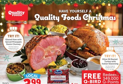 Quality Foods Flyer December 12 to 18