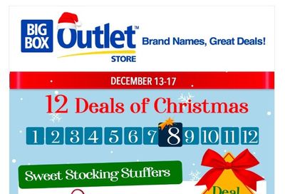 Big Box Outlet Store Daily Deal Flyer December 13