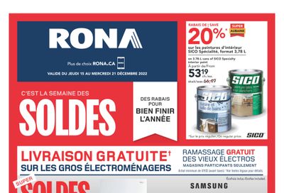 Rona (QC) Flyer December 15 to 21