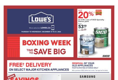 Lowe's (West) Flyer December 15 to 21