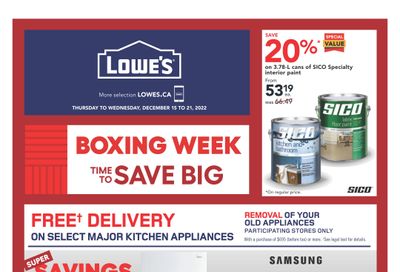 Lowe's (ON) Flyer December 15 to 21