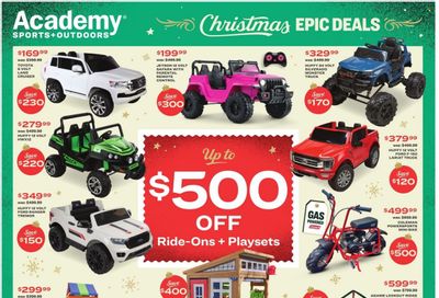 Academy Sports + Outdoors Weekly Ad Flyer Specials December 12 to December 18, 2022