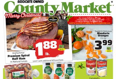 County Market (IL, IN, MO) Weekly Ad Flyer Specials December 14 to December 24, 2022