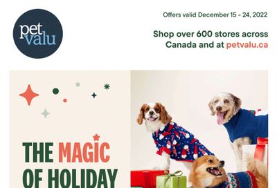 Pet Valu Flyer December 15 to 24
