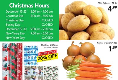 Pipers Superstore Flyer December 15 to 23