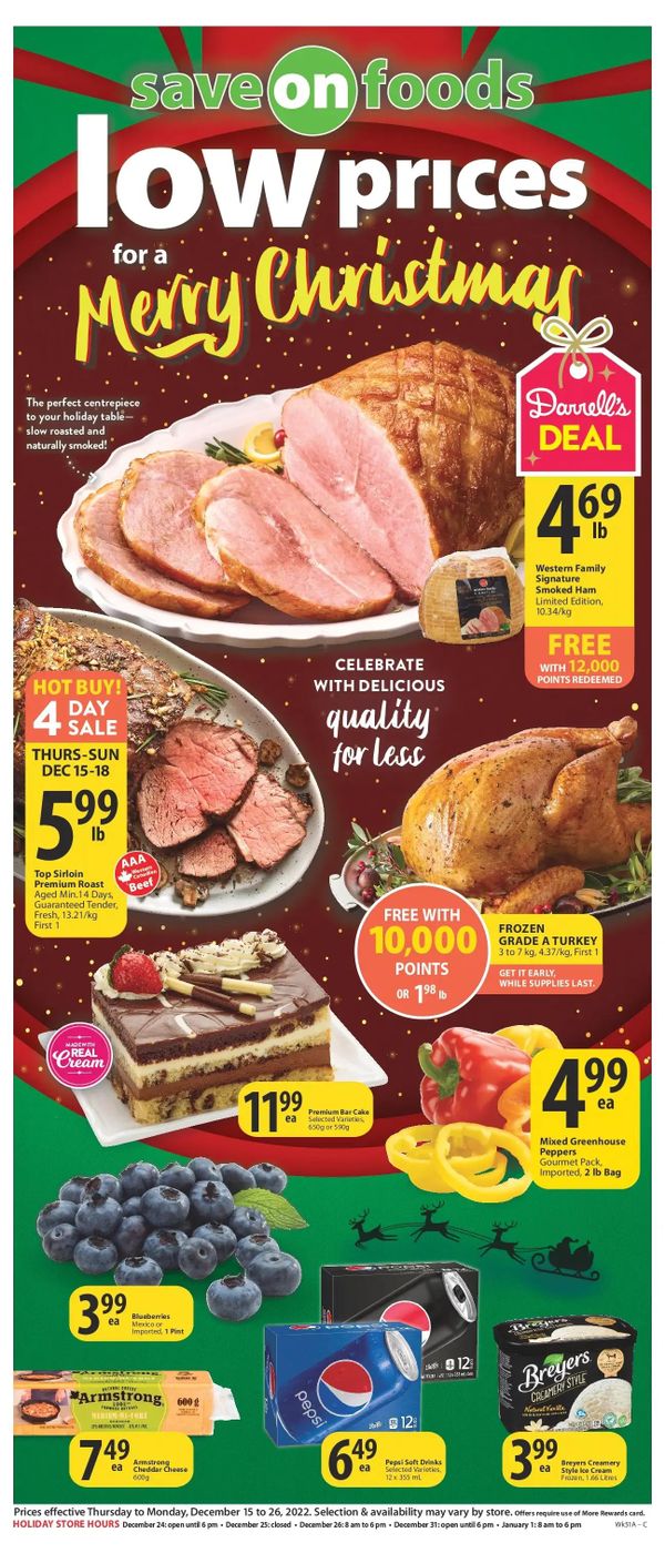 Save on Foods (SK) Flyer December 15 to 26