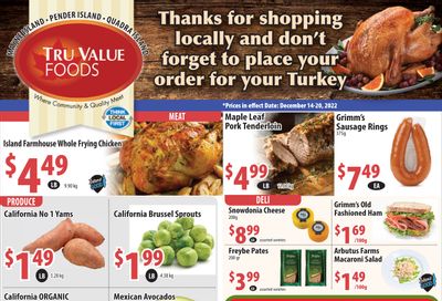 Tru Value Foods Flyer December 14 to 20