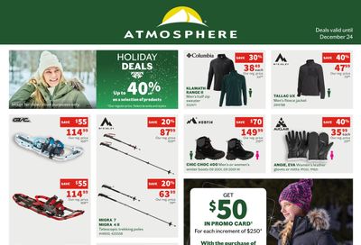 Atmosphere (QC) Holiday Deals Flyer December 12 to 24