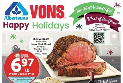 Vons (CA) Weekly Ad Flyer Specials December 14 to December 20, 2022