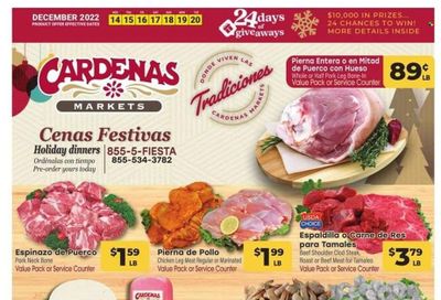 Cardenas (CA, NV) Weekly Ad Flyer Specials December 14 to December 20, 2022