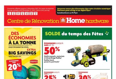 Home Hardware Building Centre (QC) Flyer December 15 to 21