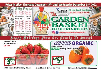 The Garden Basket Flyer December 15 to 21