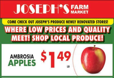 Joseph's Farm Market Flyer December 15 to 21