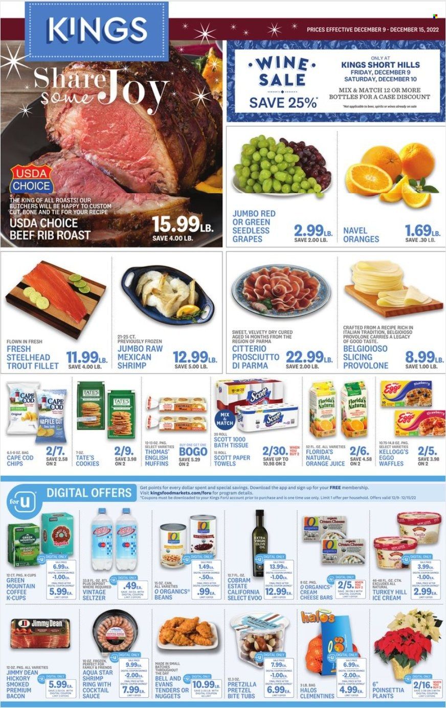 Kings Food Markets (CT, NJ, NY) Weekly Ad Flyer Specials December 9 to December 15, 2022