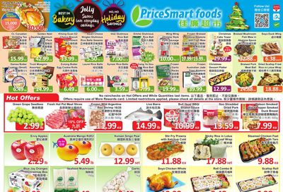 PriceSmart Foods Flyer December 15 to 26