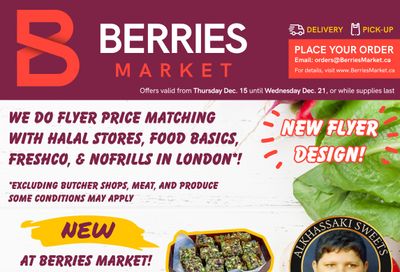 Berries Market Flyer December 15 to 21