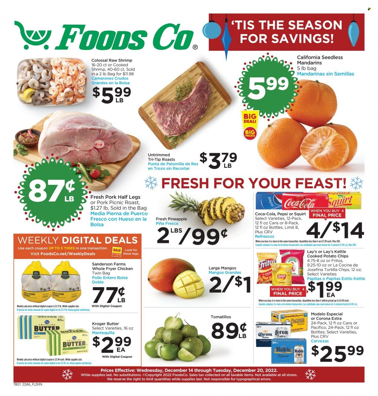 Foods Co (CA, OH, VA) Weekly Ad Flyer Specials December 14 to December 20, 2022