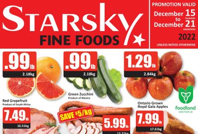 Starsky Foods Flyer December 15 to 21