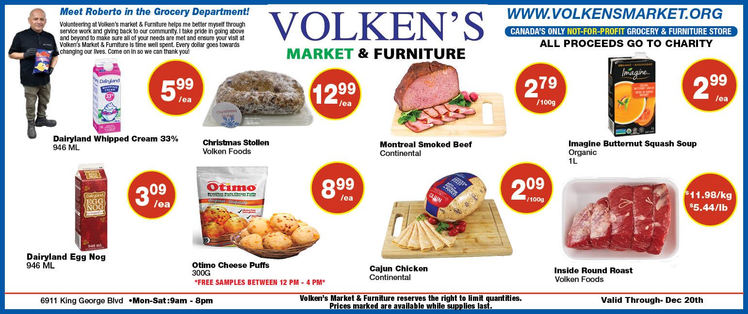 Volken's Market & Furniture Flyer December 14 to 20