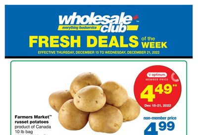 Wholesale Club (ON) Fresh Deals of the Week Flyer December 15 to 21