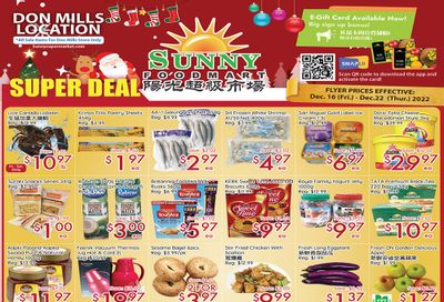 Sunny Foodmart (Don Mills) Flyer December 16 to 22