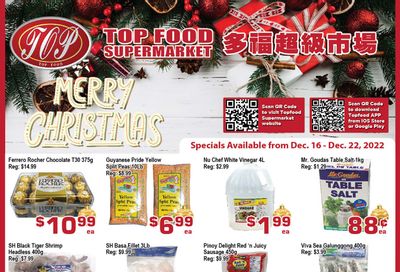 Top Food Supermarket Flyer December 16 to 22
