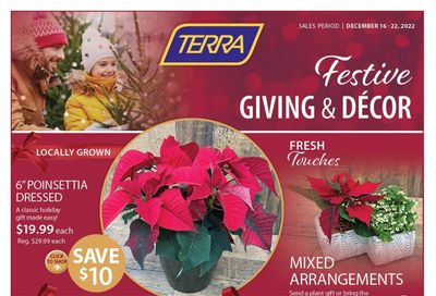 Terra Greenhouses Flyer December 16 to 22